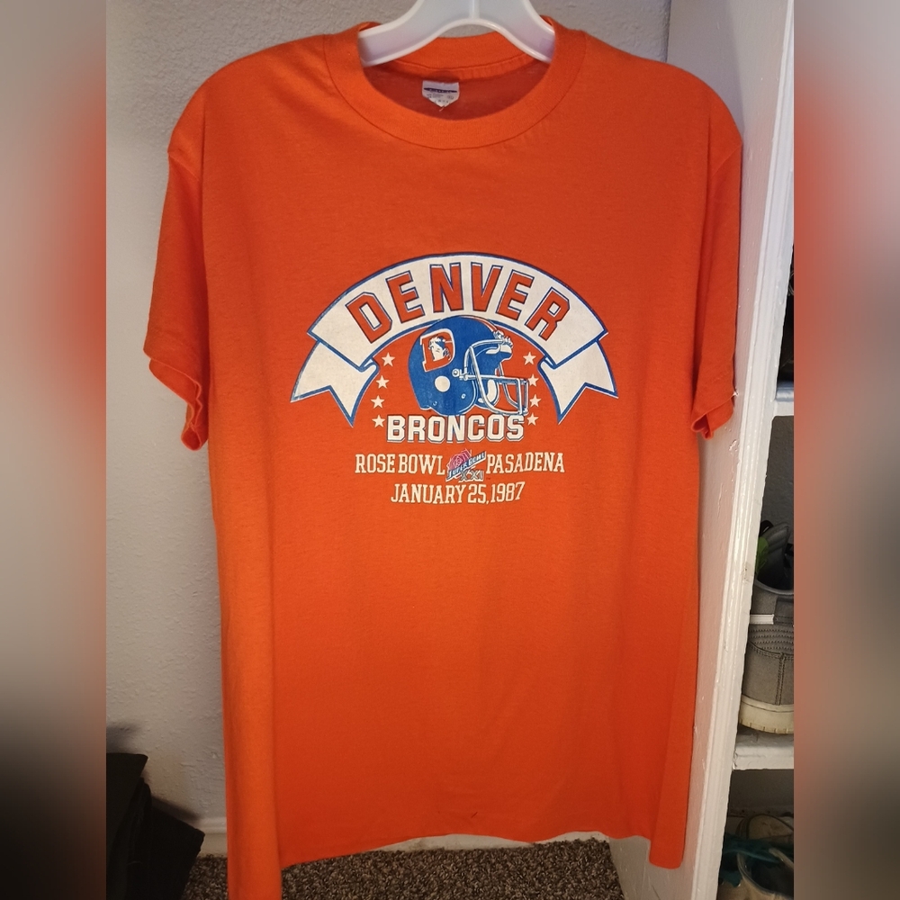 Vintage Denver broncos super bowl 22 shirt